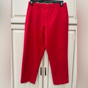Susan Graver Bold Red Pants